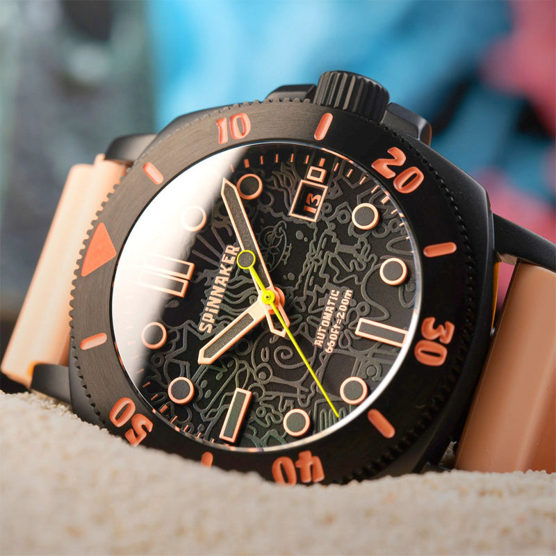 Spinnaker Hull Diver Automatic SpongeBob SquarePants Limited Edition Pink Patrick #SP-5147-02