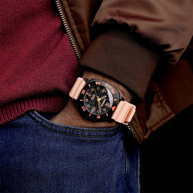 Spinnaker Hull Diver Automatic SpongeBob SquarePants Limited Edition Pink Patrick #SP-5147-02