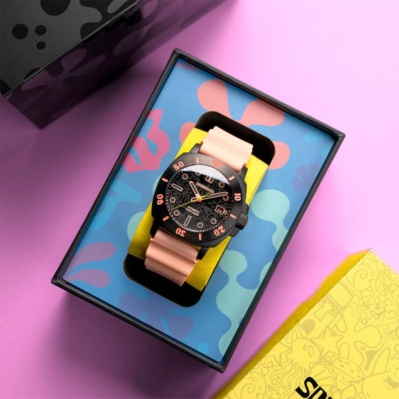Spinnaker Hull Diver Automatic SpongeBob SquarePants Limited Edition Pink Patrick #SP-5147-02