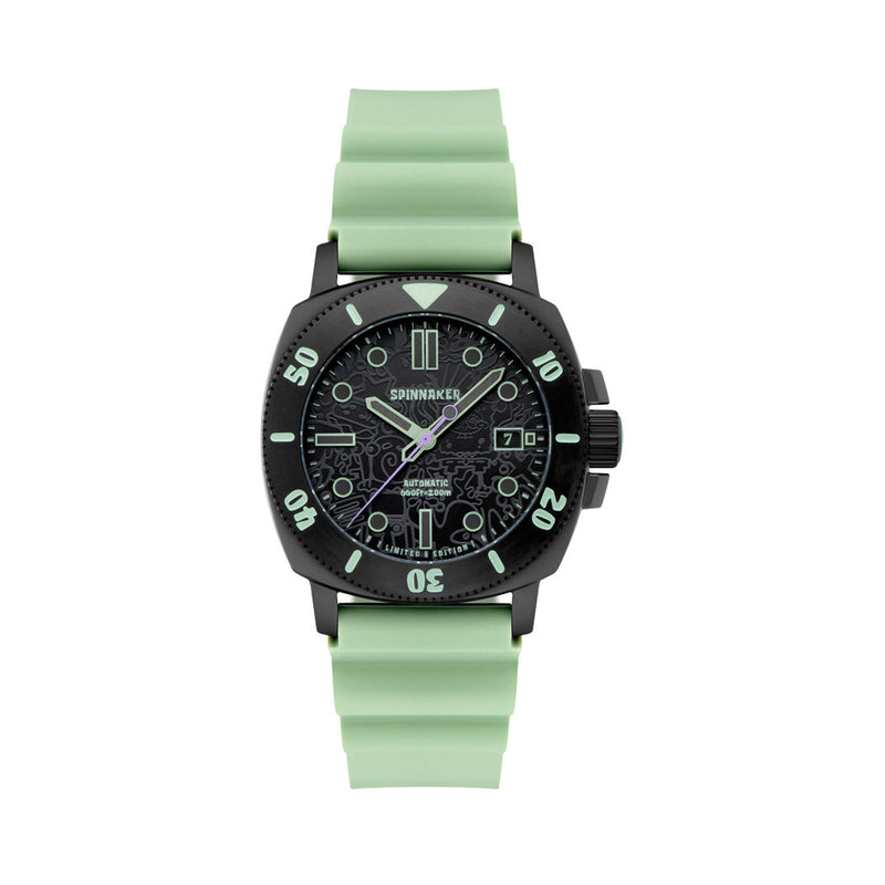 Spinnaker Hull Diver Automatic SpongeBob SquarePants Limited Edition Green Squidward #SP-5147-03