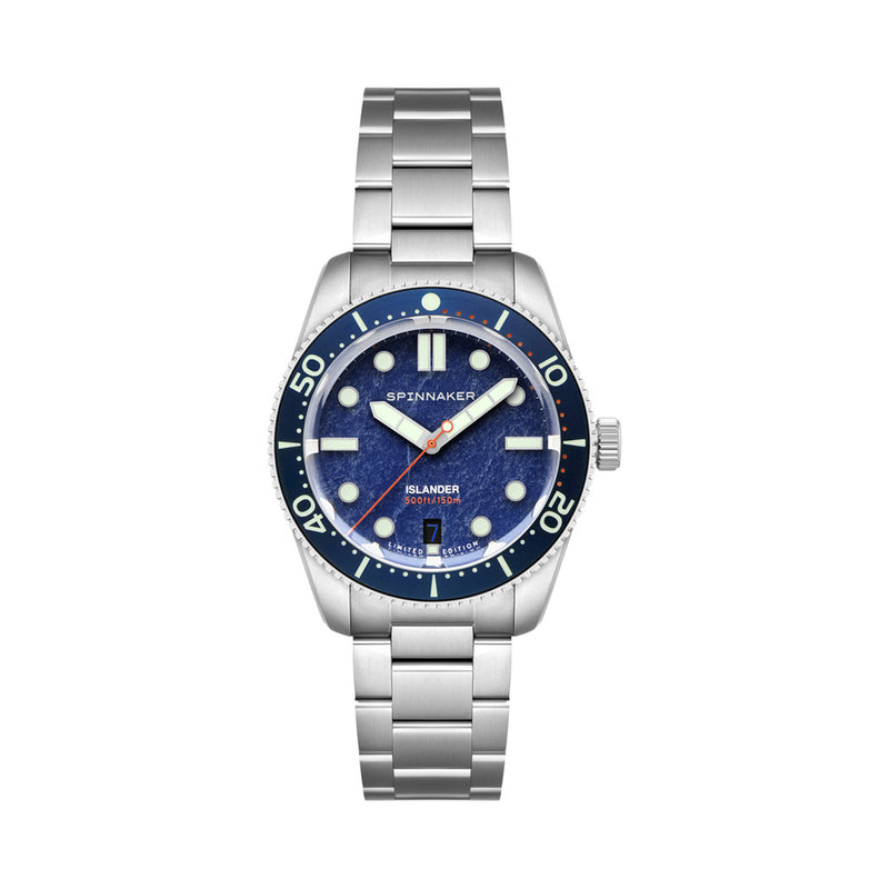 Spinnaker x Islander 39mm Croft with Blue Aventurine Dial #SP-5149-LIW11