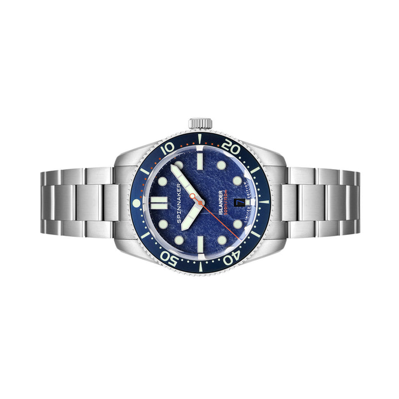 Spinnaker x Islander 39mm Croft with Blue Aventurine Dial #SP-5149-LIW11