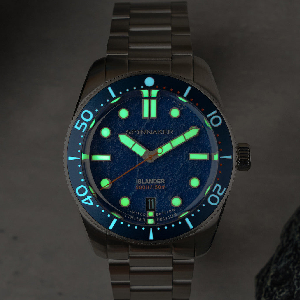 Spinnaker x Islander 39mm Croft with Blue Aventurine Dial #SP-5149
