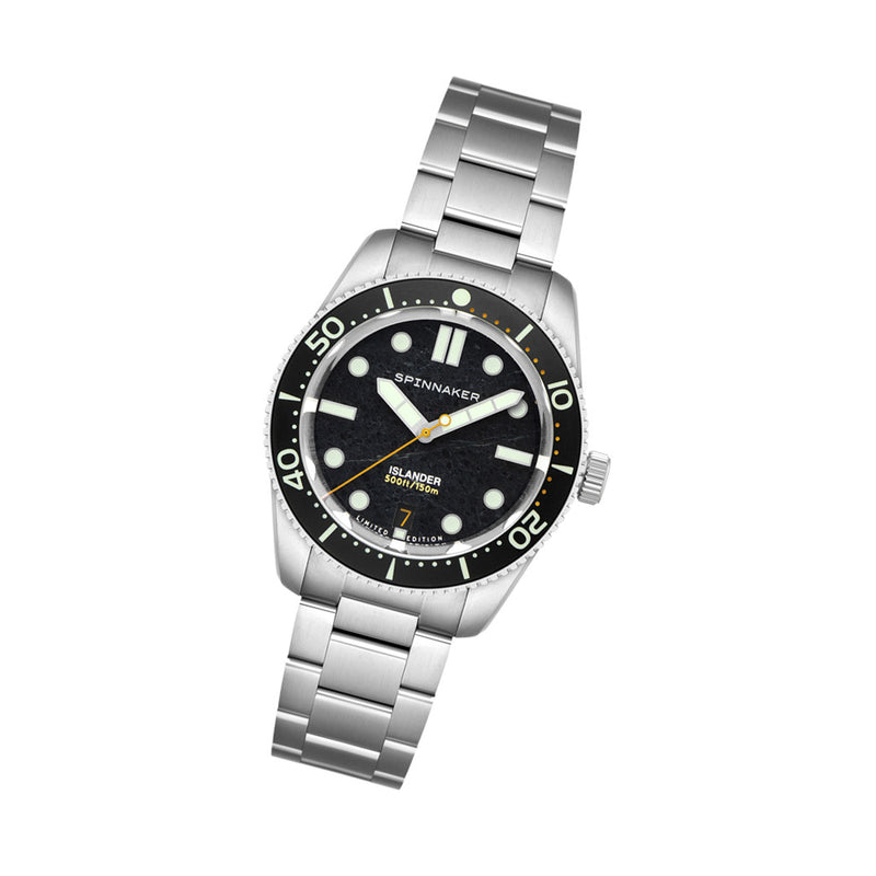 Spinnaker x Islander 39mm Croft with Black Aventurine Dial #SP-5149-LIW22