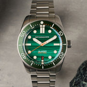 Spinnaker x Islander 39mm Croft with Green Malachite Dial #SP-5149-LIW33