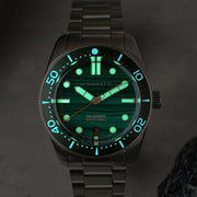 Spinnaker x Islander 39mm Croft with Green Malachite Dial #SP-5149-LIW33