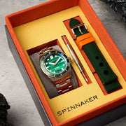 Spinnaker x Islander 39mm Croft with Green Malachite Dial #SP-5149-LIW33