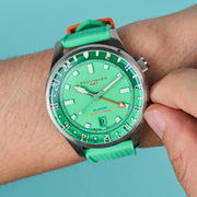 Spinnaker x Islander Bradner GMT Automatic Watch with Mint Green Dial #SP-5150-LIW33