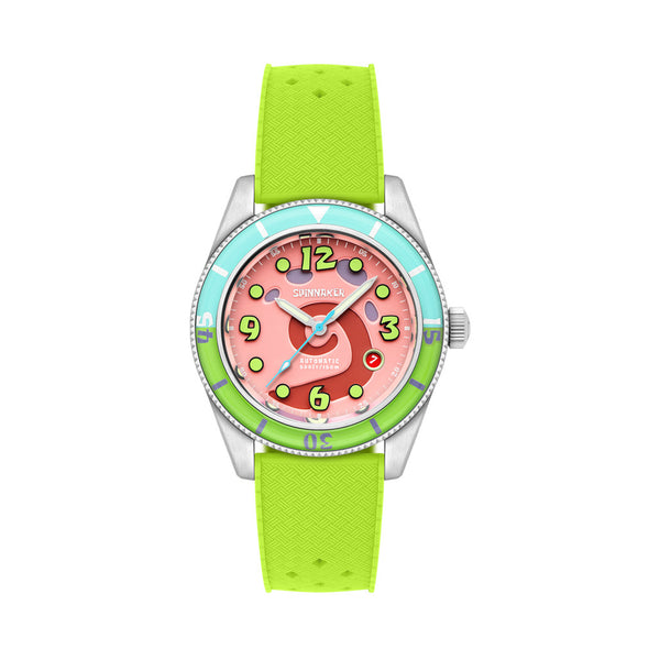Spinnaker Fleuss Automatic SpongebBob SquarePants Conch Street LE Pink Gary #SP-5151-01