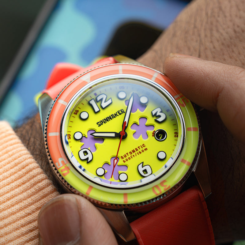 Spinnaker Fleuss Automatic SpongebBob SquarePants Conch Street LE Patrick Pants #SP-5151-02