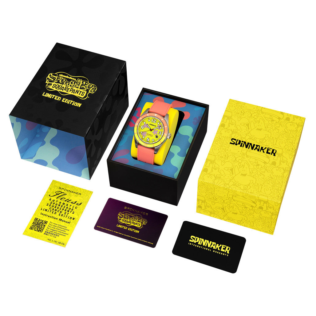Spinnaker Fleuss Automatic SpongebBob SquarePants Conch Street LE