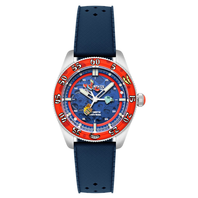 Spinnaker x Spongebob Croft LE Peekaboo Dollar Diver Watch #SP-5152-01
