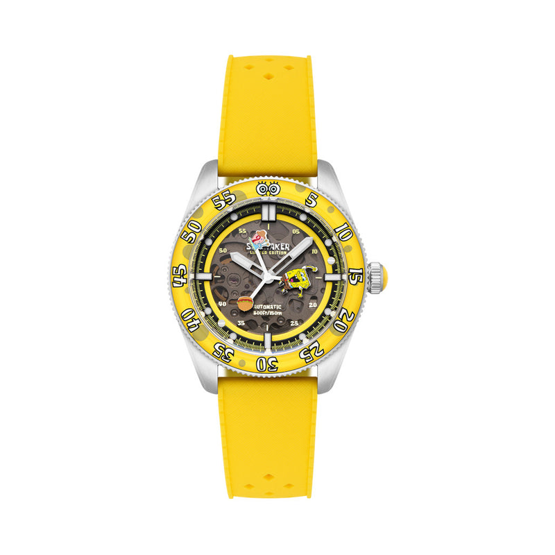 Spinnaker x Spongebob Croft LE Peekaboo Krabby Flipper Watch #SP-5152-02