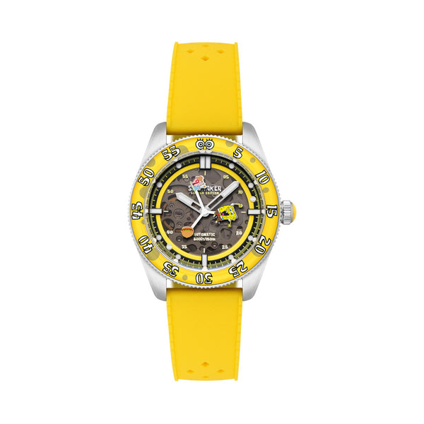 Spinnaker x Spongebob Croft LE Peekaboo Krabby Flipper Watch #SP-5152-02