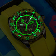 Spinnaker x Spongebob Croft LE Peekaboo Krabby Flipper Watch #SP-5152-02