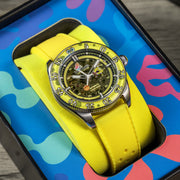 Spinnaker x Spongebob Croft LE Peekaboo Krabby Flipper Watch #SP-5152-02
