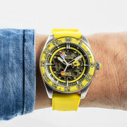 Spinnaker x Spongebob Croft LE Peekaboo Krabby Flipper Watch #SP-5152-02