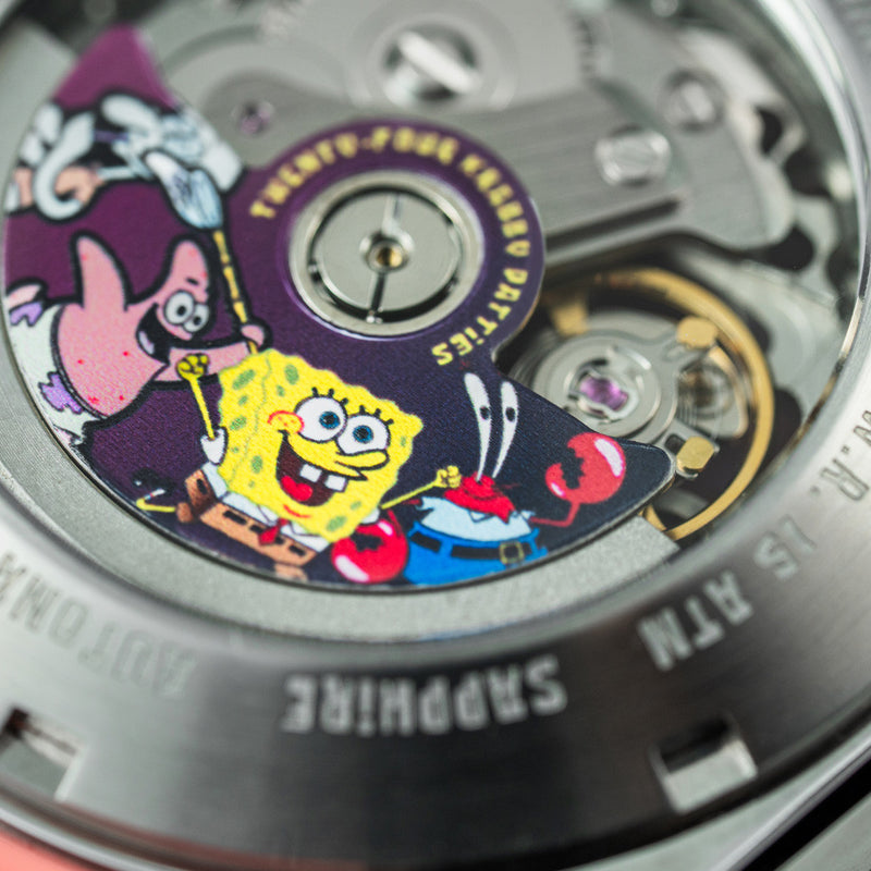 Spinnaker x Spongebob Croft LE Peekaboo Seastar Sundial Watch #SP-5152-03
