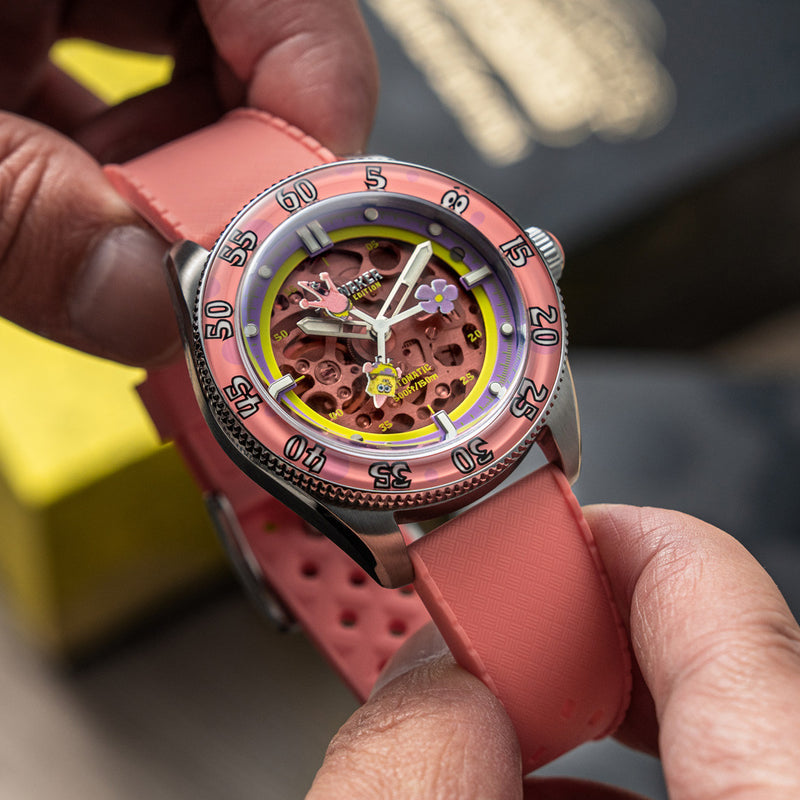 Spinnaker x Spongebob Croft LE Peekaboo Seastar Sundial Watch #SP-5152-03