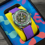 Spinnaker x Spongebob Croft LE Peekaboo Sour Seconds Watch #SP-5152-04