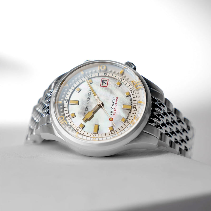 Spinnaker Bradner LE Pearl Diver Pearl Essence Watch #SP-5158-22