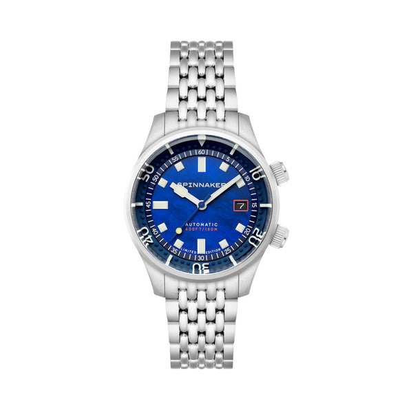 Spinnaker Bradner LE Pearl Diver Indigo Mirage Watch #SP-5158-33