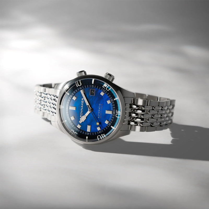 Spinnaker Bradner LE Pearl Diver Indigo Mirage Watch #SP-5158-33