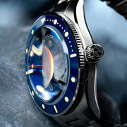 Spinnaker Challenger Automatic 300 Meter Depth Blue Dive Watch #SP-5159-11