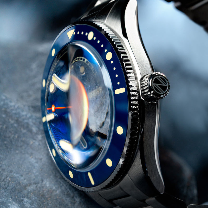 Spinnaker Challenger Automatic 300 Meter Depth Blue Dive Watch #SP-5159-11