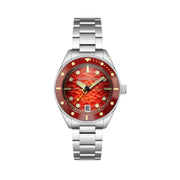 Spinnaker Challenger Automatic 300 Meter Fiery Red Dive Watch #SP-5159-33