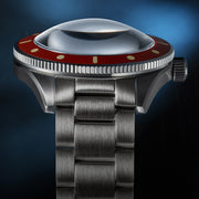 Spinnaker Challenger Automatic 300 Meter Fiery Red Dive Watch #SP-5159-33