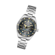 Spinnaker Challenger Automatic 300 Meter Mist Grey Dive Watch #SP-5159-44