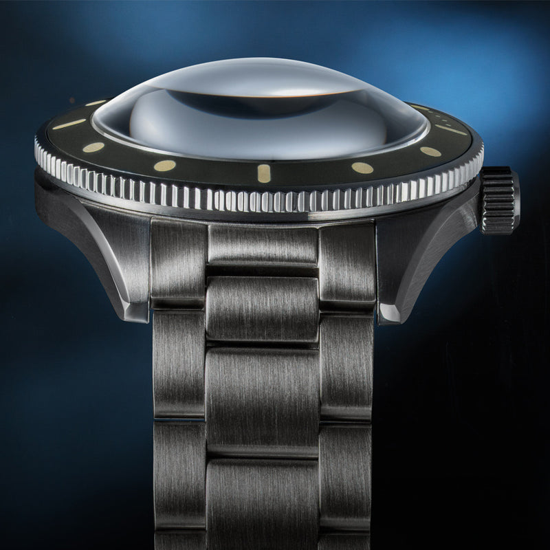 Spinnaker Challenger Automatic 300 Meter Mist Grey Dive Watch #SP-5159-44