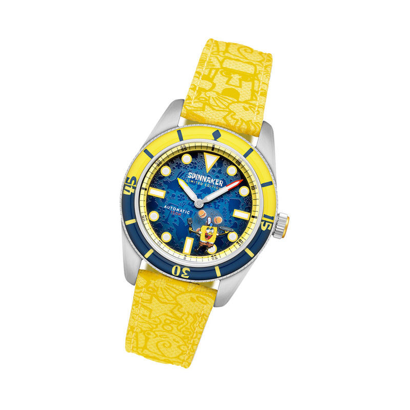 Spinnaker x Spongebob Fleuss LE Frenemies Spongebob Blue Watch #SP-5160-01