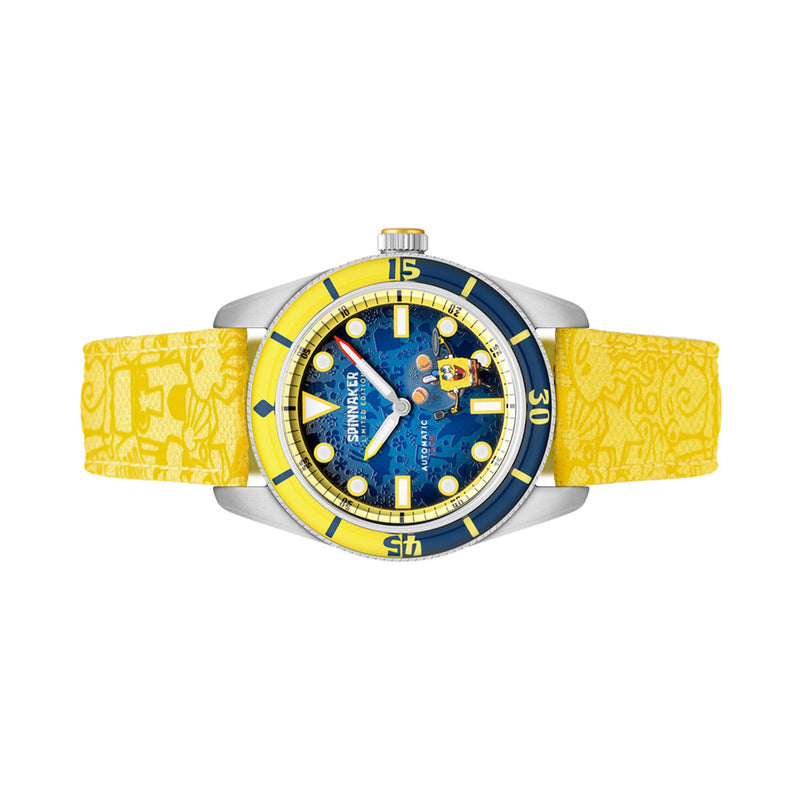 Spinnaker x Spongebob Fleuss LE Frenemies Spongebob Blue Watch #SP-5160-01