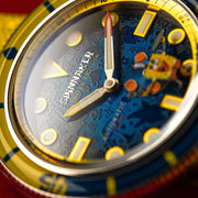 Spinnaker x Spongebob Fleuss LE Frenemies Spongebob Blue Watch #SP-5160-01