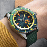 Spinnaker x Spongebob Fleuss LE Frenemies Plankton Green Watch #SP-5160-02