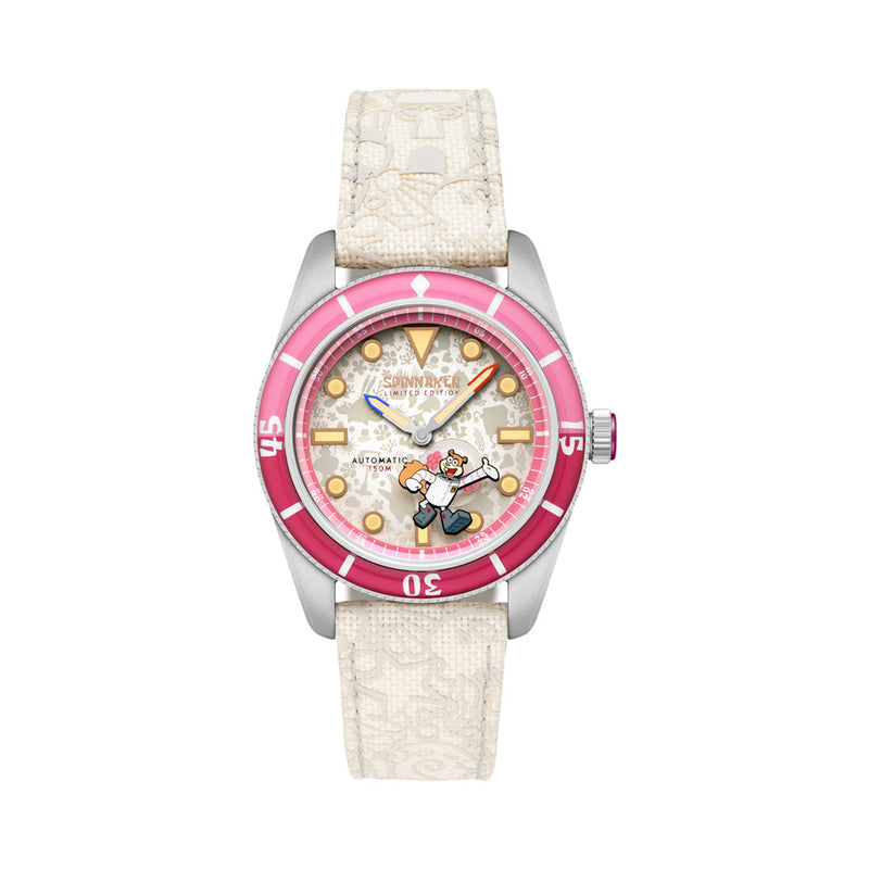 Spinnaker x Spongebob Fleuss LE Frenemies Sandy White Watch #SP-5160-03