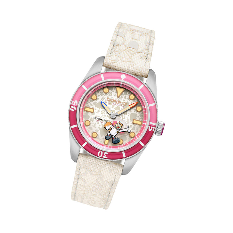 Spinnaker x Spongebob Fleuss LE Frenemies Sandy White Watch #SP-5160-03