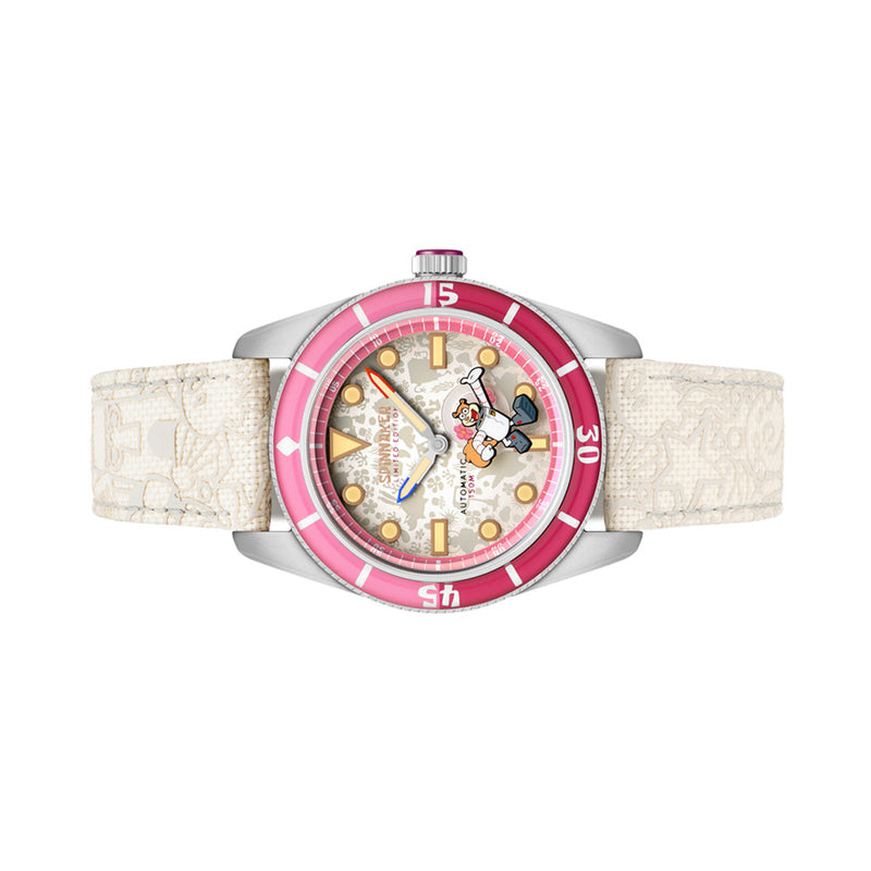 Spinnaker x Spongebob Fleuss LE Frenemies Sandy White Watch #SP-5160-03