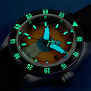 Spinnaker Fleuss Automatic Popeye Bronemies Limited Edition with Brutus Yellow Dial #SP-5161-01