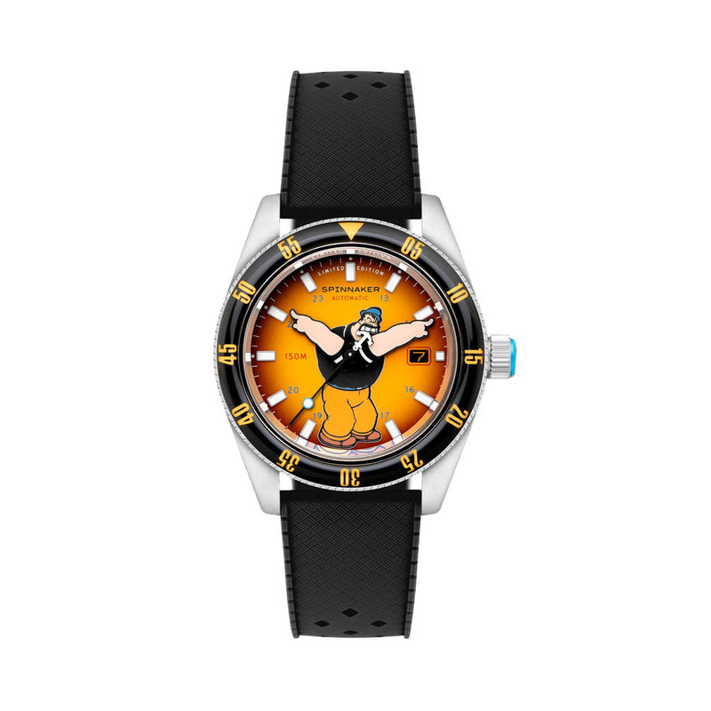 Spinnaker Fleuss Automatic Popeye Bronemies Limited Edition with Brutus Yellow Dial #SP-5161-01