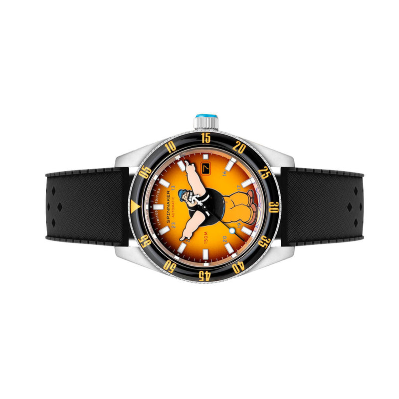Spinnaker Fleuss Automatic Popeye Bronemies Limited Edition with Brutus Yellow Dial #SP-5161-01