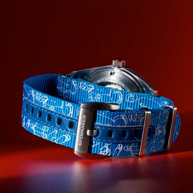 Spinnaker Fleuss Automatic Popeye Bronemies Limited Edition with Blue Dial #SP-5161-02