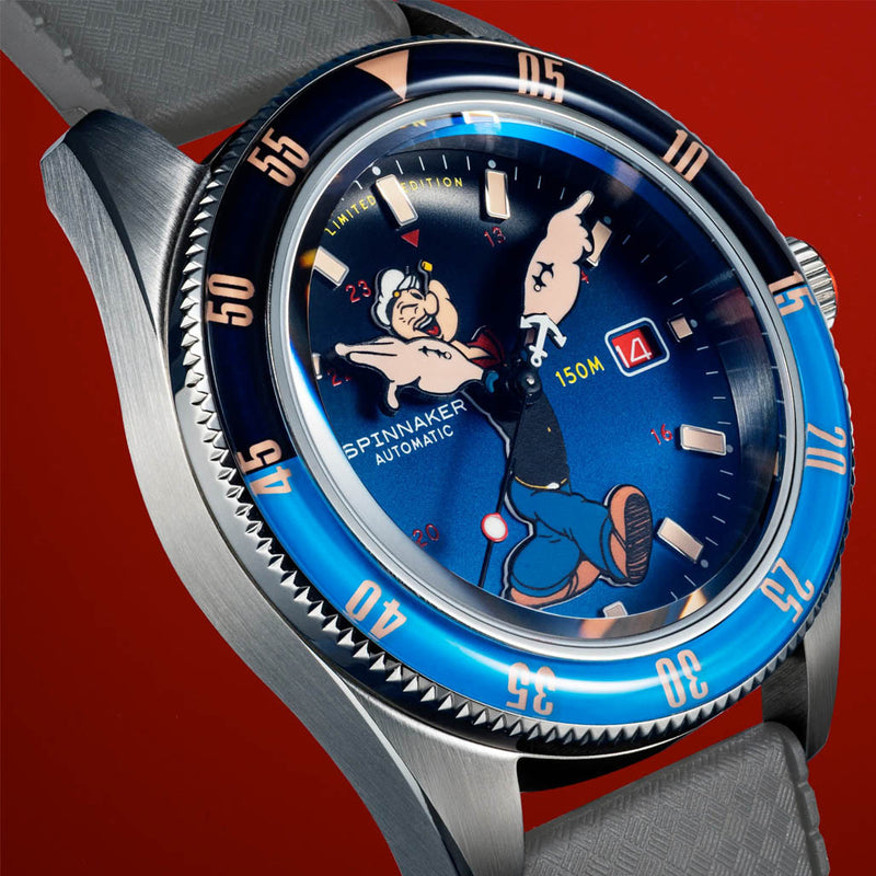 Spinnaker Fleuss Automatic Popeye Bronemies Limited Edition with Blue Dial #SP-5161-02