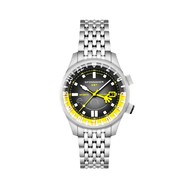 Spinnaker x Spongebob Bradner GMT Bubbly Grins in Spongebob Yellow #SP-5162-11