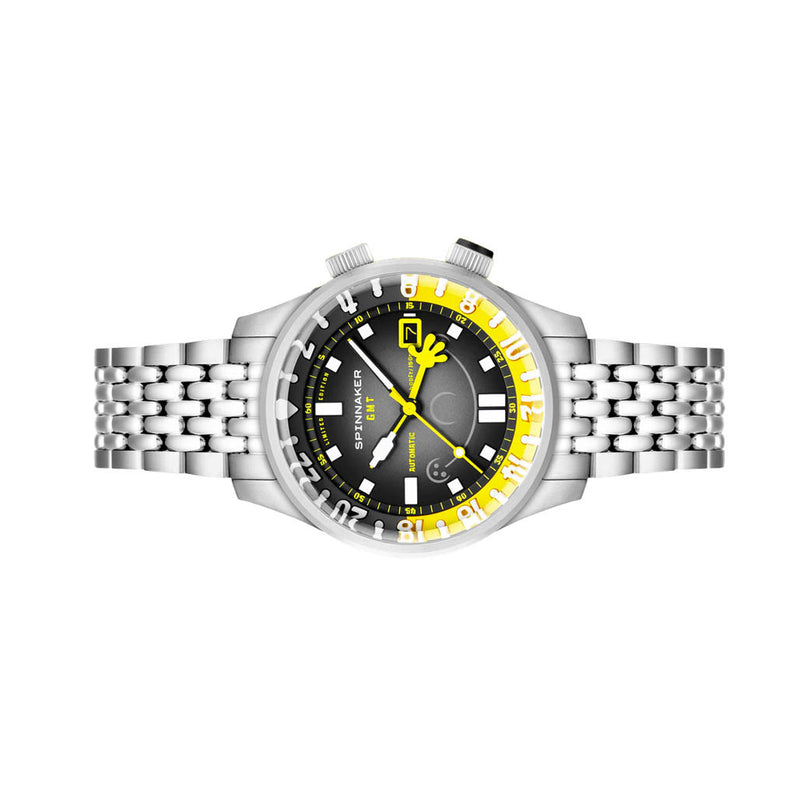 Spinnaker x Spongebob Bradner GMT Bubbly Grins in Spongebob Yellow #SP-5162-11