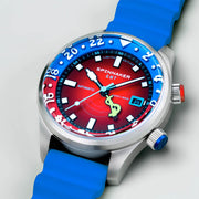 Spinnaker x Spongebob Bradner GMT Bubbly Grins in Mr. Krabs Red #SP-5162-22