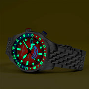 Spinnaker x Spongebob Bradner GMT Bubbly Grins in Mr. Krabs Red #SP-5162-22