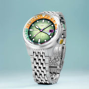 Spinnaker x Spongebob Bradner GMT Bubbly Grins in Squidward Green #SP-5162-33